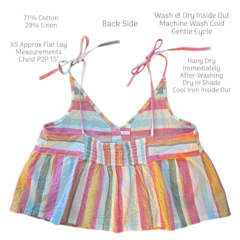 Roxy Open Eyes Striped Tank Top - Picture 4 of 6